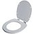 Assento Sanitário Soft Close Aspen Cinza Real para vaso Deca - Imagem 2
