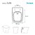 Assento Sanitário Soft Close Suite Branco para vaso Incepa - Imagem 3