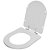 Assento Sanitario Poliester Silent Cinza Claro para vaso Hervy - Imagem 2