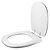 Tampa de vaso Almofadada Macia modelo Aspen Branco para bacia Deca - Imagem 2