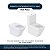 Tampa de Vaso Poliester Hall Branco para Bacia Roca 6lpf - Imagem 4