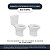 Assento Sanitario Poliester Antibacteriano Eco Branco para Vaso Celite - Imagem 5