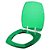 Assento Sanitário Poliester Thema Verde Transparente para vaso Incepa - Imagem 2