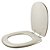Tampa de Vaso Almofadada Aspen Creme para Bacia Deca 6lpf - Imagem 2