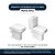 Tampa de Vaso Almofadada Nuova Branco para Bacia Deca 6lpf - Imagem 4