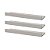 Kit 3 Prateleiras Porta Quadros 90 x 10cm Branca Suporte Invisível - Imagem 2
