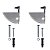 Kit 3 Prateleiras 40 x 15cm Carvalho Com Suporte Tucano - Imagem 1