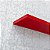 Kit 3 Prateleiras U 40 x 15cm Vermelha Suporte Invisível - Imagem 5