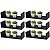 Kit 6 Prateleiras U 40 x 20cm Preta Suporte Invisível - Imagem 2