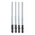 Kit 2 Prateleiras 70 x 20cm Preta Suporte Invisível - Imagem 1