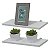 Kit 2 Prateleiras 60 x 15cm Branca Com Suporte Tucano - Imagem 1