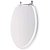 Tampa de Vaso Poliéster Convencional Oval Branco para bacia Universal 1.6gpf 6lpf - Imagem 3