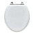Assento Sanitário Almofadado Gardenia Branco para vaso Mari - Imagem 1