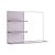Armário Para Banheiro Lugano Branco 60 x 45cm - Imagem 2