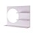 Espelho Redondo para Banheiro com Prateleiras Genova Branco 60 x 45cm - Imagem 2