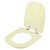 Assento Sanitário Laqueado Soft Close Ibiza Bone (bege) para vaso Incepa - Imagem 2