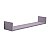 Prateleira U 80 x 20cm Cinza Claro Suporte Invisível - Imagem 2