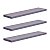 Kit 3 Prateleiras 50 x 20cm Cinza Claro Suporte Invisível - Imagem 2