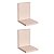 Kit 2 Prateleiras Buzios 15 X 12cm Bege Claro - Imagem 2