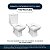 Tampa de Vaso Sanitário Poliéster Vila Rica Branco para bacia Icasa - Imagem 4