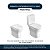 Assento Sanitário Poliester Soft Close Nexo Onix (Preto Fosco) para vaso Roca - Imagem 4