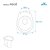 Tampa de Vaso Poliéster Ascot Branco para bacia Ideal Standard - Imagem 3