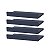 Kit 4 Prateleiras Porta Quadros 50 x 10cm azul Suporte Invisível - Imagem 1