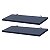 Kit 2 Prateleiras 60 x 15cm azul Com Suporte Tucano - Imagem 2