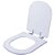Tampa de Vaso Laqueado com Amortecedor Square Branco para vaso Sanitex 6lpf - Imagem 2