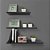 Kit 3 Prateleiras Decorativas Preta 40, 50 e 60cm Sala Quarto - Imagem 3
