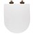 Assento Poliester Soft Close Antimicrobiano Carrara Rose Gold para vaso Deca - Imagem 4