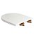 Assento Poliester Soft Close Antimicrobiano Link LK Ferragem Rose Gold p/ vaso Deca - Imagem 5