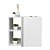 Conjunto Gabinete para Banheiro Branco 55cm sem Cuba Harpia - Imagem 1