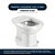 Tampa De Vaso Acrilico Transparente Borboleta para vaso Sabatini Icasa - Imagem 3