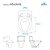 Assento Sanitário Laqueado Soft Close Absolute Sterling Silver (Cinza Claro) para vaso Ideal Standard - Imagem 3