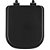Assento Sanitário Poliéster Soft Close Axis Ébano Fosco (Preto Fosco) para vaso Deca - Imagem 1