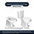 Assento Sanitário Laqueado Soft Close Ravena Cinza Real (Cinza Claro) para vaso Deca - Imagem 4