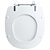 Tampa Vaso Sanitário Madeira Laqueada Aspen Branco para bacia Deca - Imagem 5