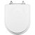 Tampa Vaso Sanitário Madeira Laqueada Smart Branco para bacia Celite - Imagem 1