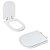 Tampa Vaso Sanitário Poliester Acrilico Life Branco para bacia Celite - Imagem 2