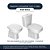 Tampa de Vaso Sanitário com Amortecedor Fast Creme (Bege) para bacia Deca - Imagem 4