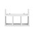 Prateleira Decorativa Porta Papel para Banheiro 40cm Djon - Imagem 4