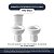 Tampa de Vaso Sanitário com Amortecedor Ritz Creme (Bege) para bacia Deca - Imagem 4