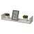 Prateleira U 70 x 10cm Branco Suporte Invisivel - Imagem 1