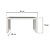 Base para Monitor Suporte de Mesa Madeira Branco - Imagem 3