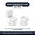 Tampa de Vaso MDF Com Amortecedor City Branco para bacia Celite com Ferragem Dourada - Imagem 2