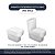 Assento Poliester Soft Close Antimicrobiano Unic Branco para vaso Deca com Ferragem Dourada - Imagem 4
