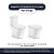 Assento Sanitário Poliester Soft Close Neo Branco para vaso Incepa - Imagem 4