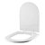 Assento Sanitário Poliester Toronto Branco Para Vaso Decor - Imagem 2