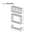 Conjunto Kit 3 Nichos Prateleiras Decorativas Preta para Banheiro - Imagem 4